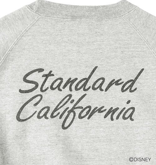 DISNEY × SD 88/12 California Crew Sweat - STANDARD CALIFORNIA