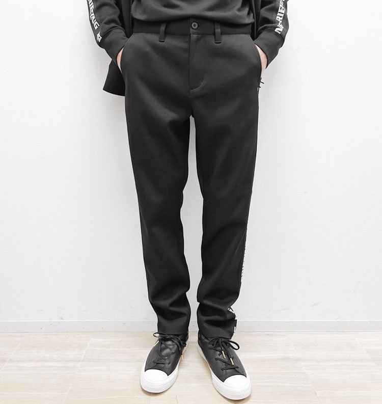 MENS WARM SIDE LOGO LINE SLIM PANTS（メンズウォームサイドロゴ