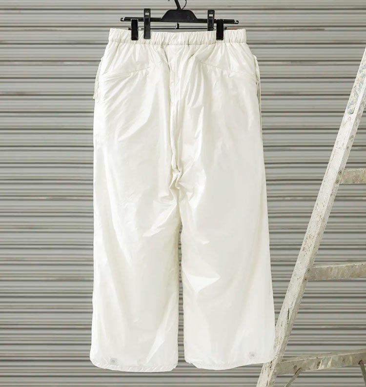 ワイドパンツ Insulated air wide pants / Brilliance shade down 