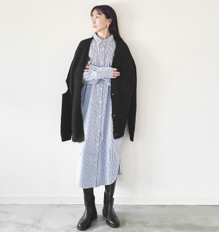 Slit Knit Cardigan（スリットニットカーディガン） - AgAwd（アガウド 