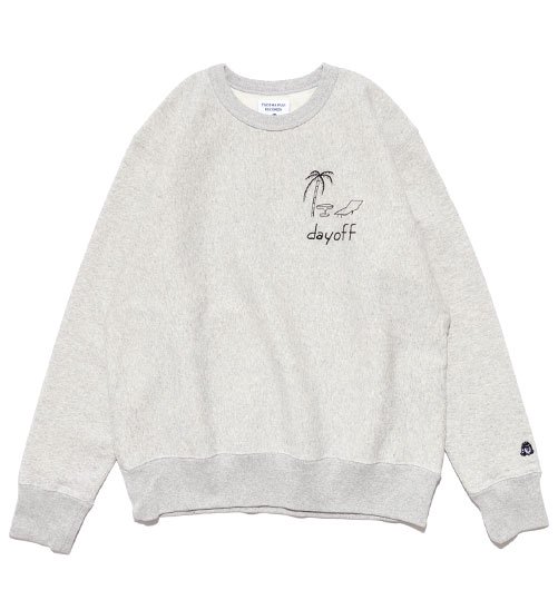 DAY OFF SWEATSHIRT designed by Yohei Ogawa - TACOMA FUJI RECORDS 