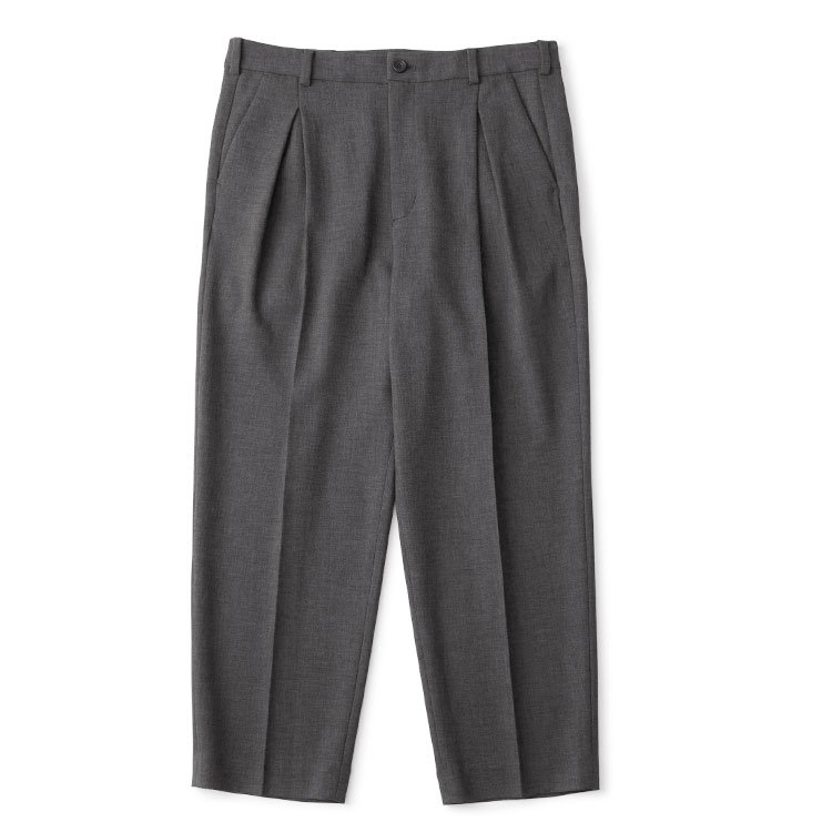 STRECH 2 TUCK PANTS（ストレッチツータックパンツ） - White 