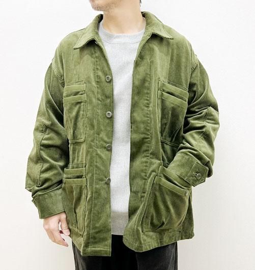 Overgrown Fatigue Jacket ”9w Corduroy”（オーバーグローンファティーグジャケット”9ウェルコーデュロイ”） -  SASSAFRAS（ササフラス） - インディゴ 富山市 聖林公司正規取扱店（取扱ブランド：ハリウッドランチマーケット・ササフラス・クレッタルムーセン・