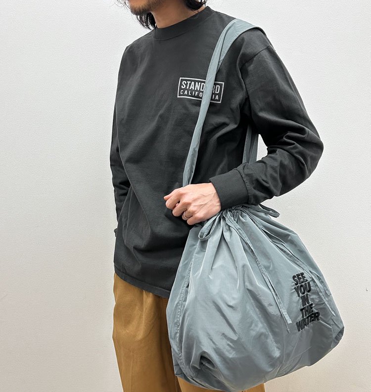 SEE YOU IN THE WATER RIPSTOP SHOULDER TOTE（シーユーインザウォーターリップストップショルダートート） - MAGIC  NUMBER（マジックナンバー） - インディゴ 富山市 聖林公司正規取扱店（取扱ブランド：ハリウッドランチマーケット・ササフラス・クレッタルムーセン・