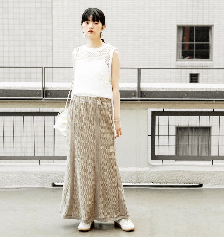 Lace Knit Skirt（レースニットスカート） - AgAwd（アガウド）