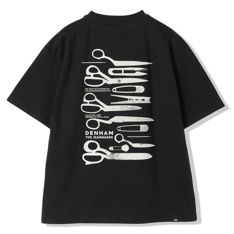 SCISSORS AND FRIENDS TEE - DENHAM（デンハム） - インディゴ 富山市