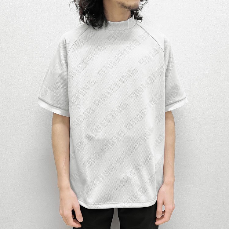 CE MENS BIAS LOGO MOCK NECK RELAXED FIT（CEメンズバイアスロゴ 