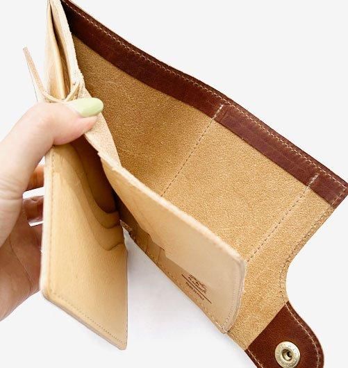新品 イルビゾンテ 本革 レザー 長財布 ウォレット キャラメル