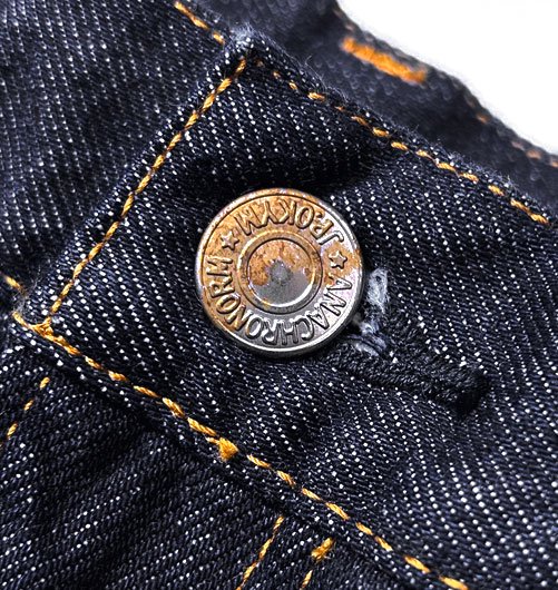 AN221 80's WIDE TAPERED JEANS INDIGO（ONE WASH） - ANACHRONORM 