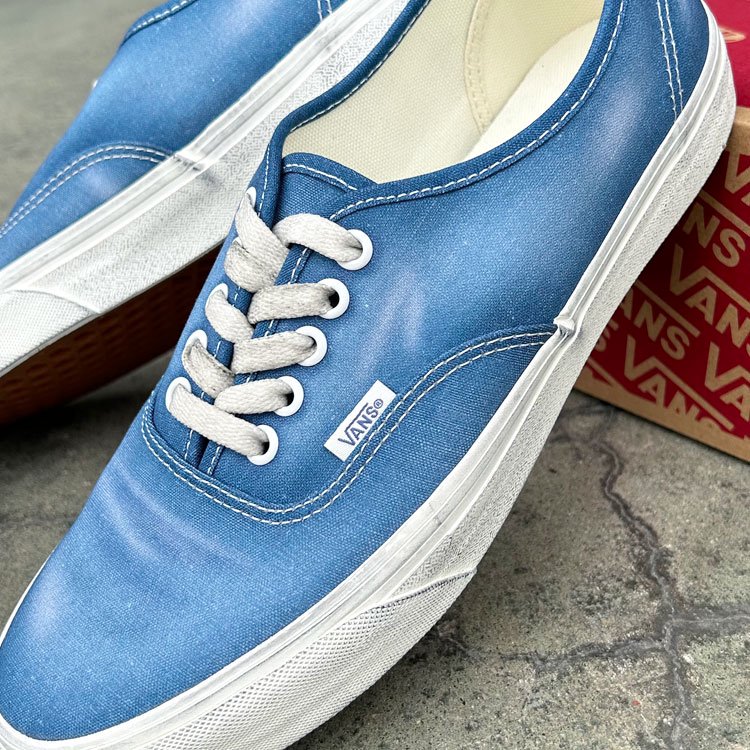 ans バンズ authentic オーセンティック スニーカー コレクション vintage suede ombre blue