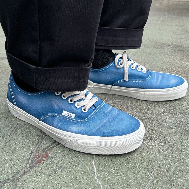 ans バンズ authentic オーセンティック スニーカー コレクション vintage suede ombre blue