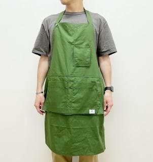 極美品　SASSAFRAS カバーオール オリーブグリーン S SASSAFRAS Digs Crew Half Army Ripstop Olive | kado〔カド