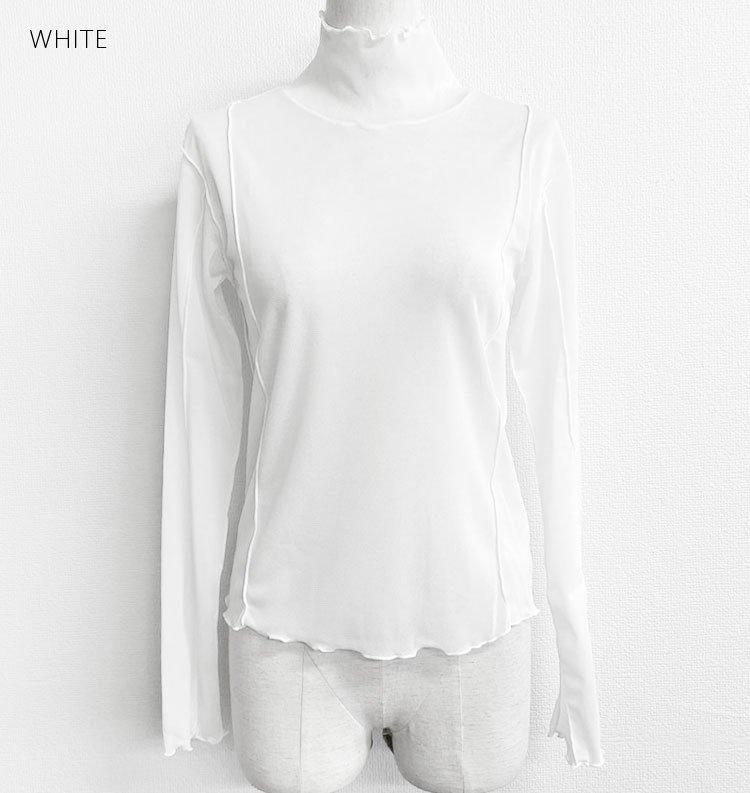 Sheer Highneck Tops（シアーハイネックトップス） - AgAwd