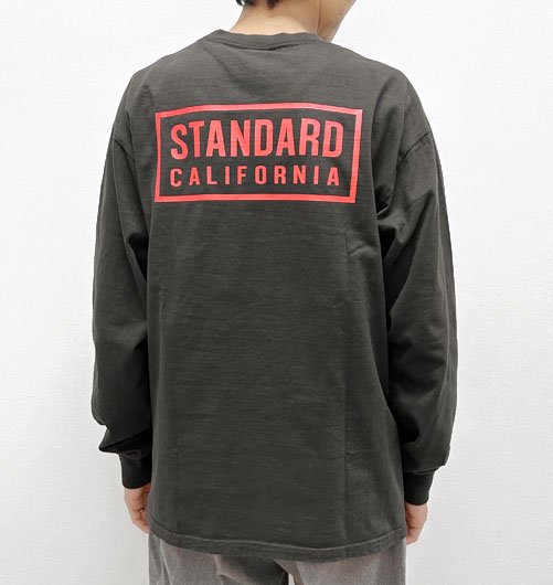 SD Heavyweight Box Logo Long Sleeve T（SDヘビーウェイトボックスロゴロングスリーブティー） - STANDARD  CALIFORNIA