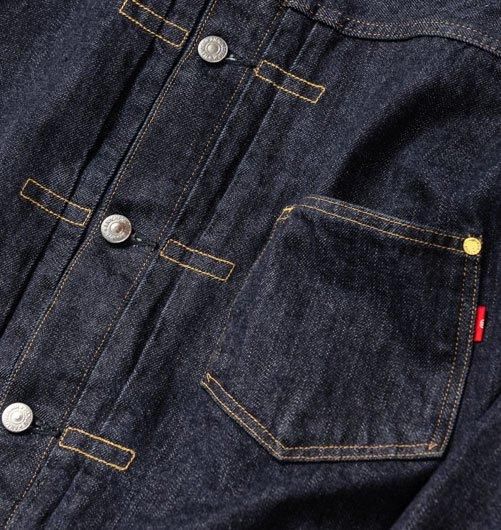 CONTEXT-005 FRONT TUCK DENIM JACKET - ANACHRONORM