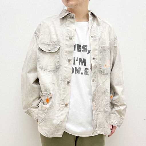 AN311 NYLON Patch kinari COVERALL Jacket - ANACHRONORM