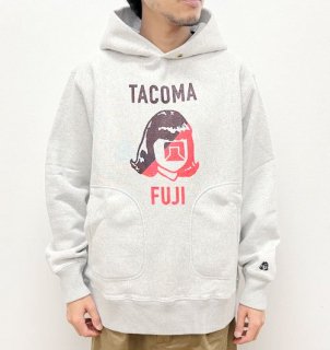 Double Tone TACOMA FUJI HW LOGO HOODIE<br>[ TACOMA FUJI RECORDS ]