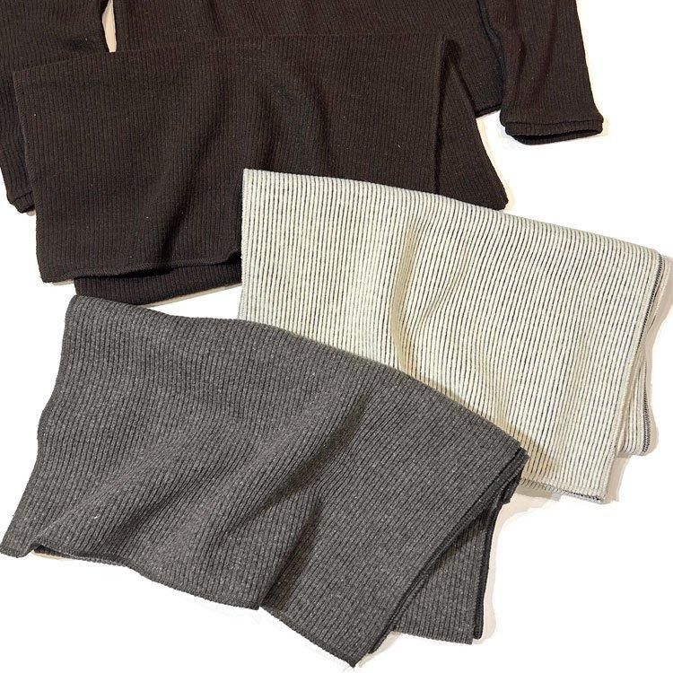 Stole Rib Knitsew Tops（ストールリブニットソートップス