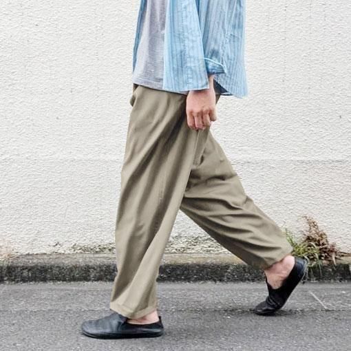 Loose fit pants（ルーズフィットパンツ） - BROWN by 2-tacs