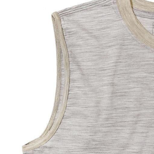 2-tacs ブラウンバイツータックス ウールベスト M グレー BAA sleeveless