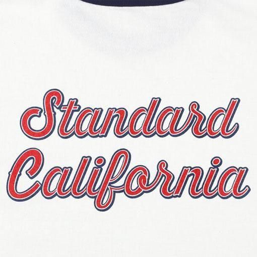 SD US Cotton Script Logo Ringer T : STANDARD CALIFORNIA