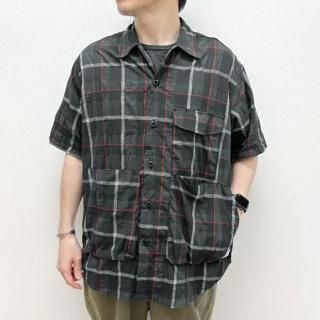 Digs Crew Half 1/2<br>"Madras Check"<br>SASSAFRASʥե饹