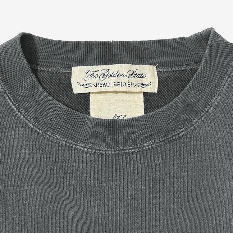 ダブルSP加工裏毛クルー(MEGANE) - REMI RELIEF（レミレリーフ）