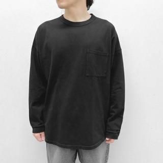 AN379<br>MOSS STITCH POCKET L/S T-S<br>ANACHRONORMʥʥΡ