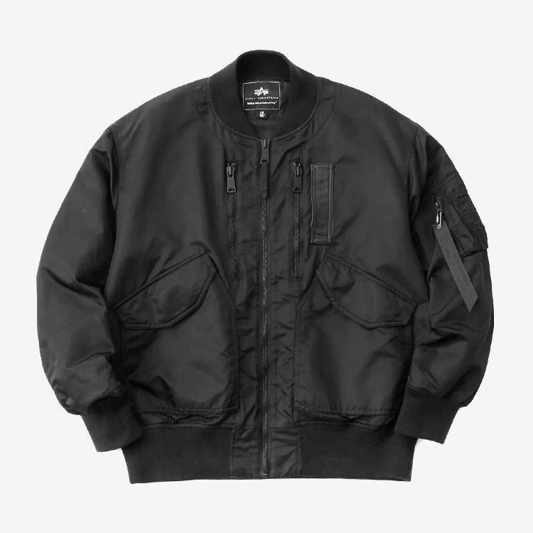 WM × ALPHA INDUSTRIES MA-1 JACKET - White Mountaineering