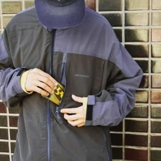 AN387<br>EXCHANGE PATTERN NYLON JACKET<br>ANACHRONORMʥʥΡ