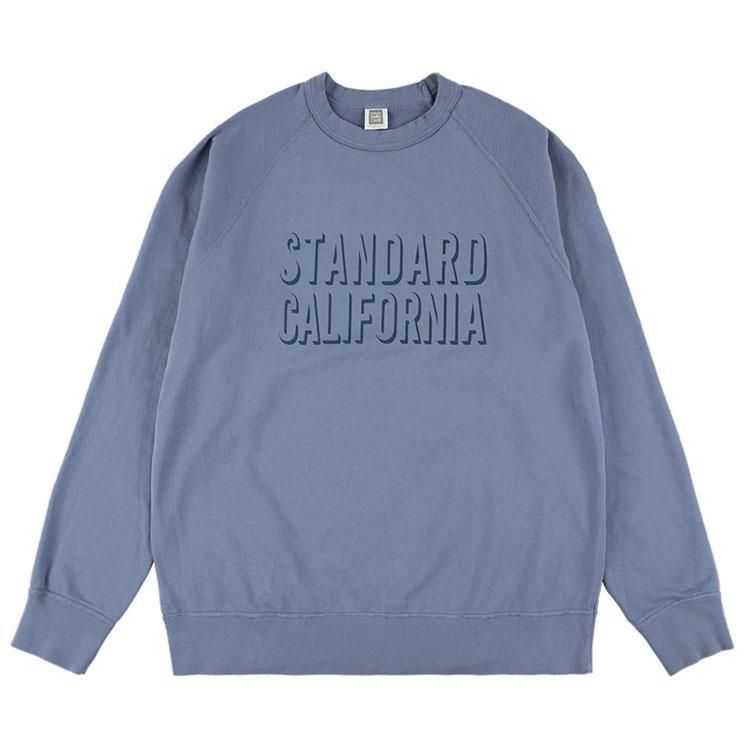SD Pima Crew Logo Sweat - STANDARD CALIFORNIA