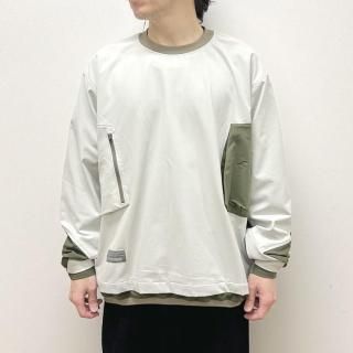 THE DEFORMED L/S PULLOVER WITH UTILITY POCKETS<br>POLIQUANTʥݥꥯȡ