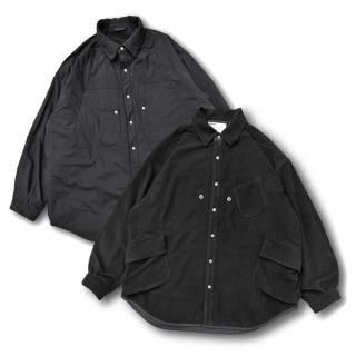 THE REVERSIBLE BLOCK-FLEECE SHIRT JACKET<br>POLIQUANTʥݥꥯȡ