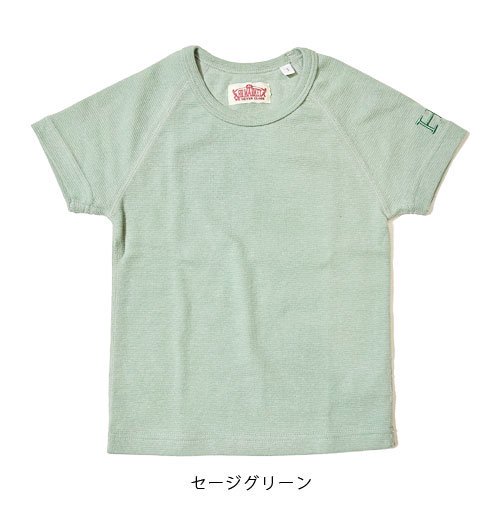 KIDSストレッチフライスショートスリーブTシャツ - Hollywood Ranch Market（ハリウッド ランチ マーケット）- インディゴ  富山市 聖林公司正規取扱店（取扱ブランド：ハリウッドランチマーケット・ササフラス・クレッタルムーセン・ティラック ...