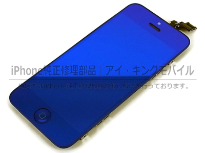 Iphone5 カスタム液晶パネル 純正加工品 ブルーマジックミラー カスタムフロントパネル 改良版