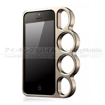 Iphone 6 Xシリーズ対応 ナックルケース アルミ バンパー 指輪 カバー