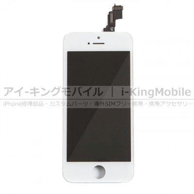iPhone 5c】 液晶パネル ディスプレイ ホワイト