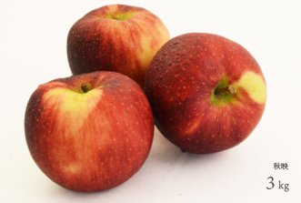 （常温）葉とらずりんご「秋映」3kg（約7〜12個）
