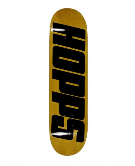 HOOPS skateboards (ホップス) HOPPS SUN BLACK / NATURAL WOOD 8inch