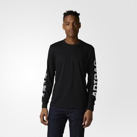 Adidas Skateboarding アディダス スケートボーディング Tシャツ Sat School Ls Br4933 Adidas Skateboarding アディダス スケートボーディング Tシャツ Sat School Ls Br4933