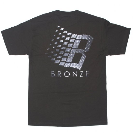 Bronze 56k ブロンズ B LOGO DIAMOND PLATE TEE BLACK