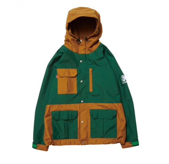 EVISEN エビセン BLUE MOUNTAIN PARKA green