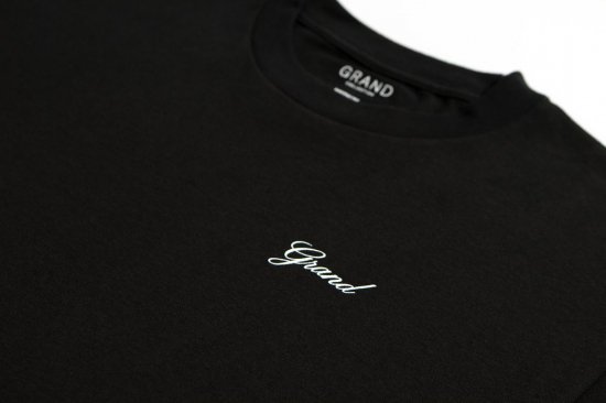 GRAND COLLECTION グランドコレクション Script Tee Black