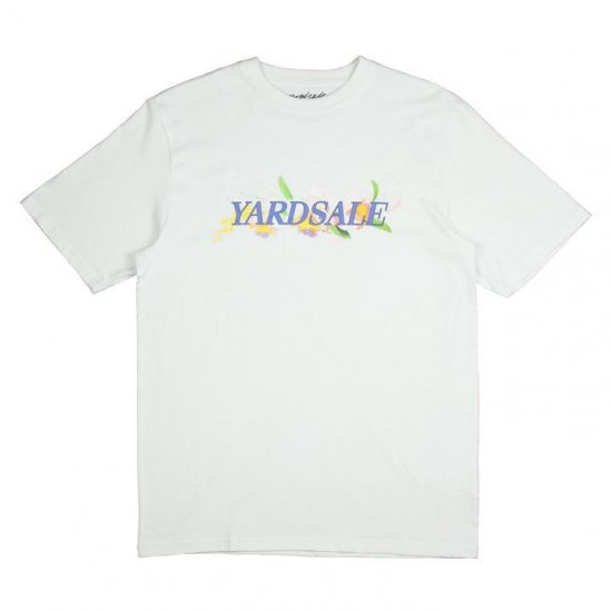 YARDSALE ヤードセール Floral T-shirt White