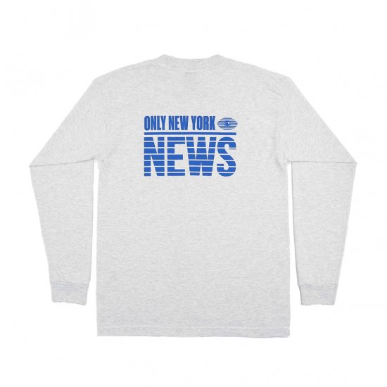 ONLY NY オンリーニューヨーク Eyewitness L/S T-Shirt Ash