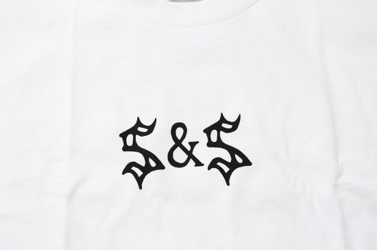 Saints & Sinners セインツ アンド シナーズ LOGO TEE WHITE