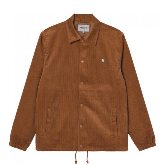 carhartt wip カーハート CORDUROY COACH JACKET - Rum / Bondi