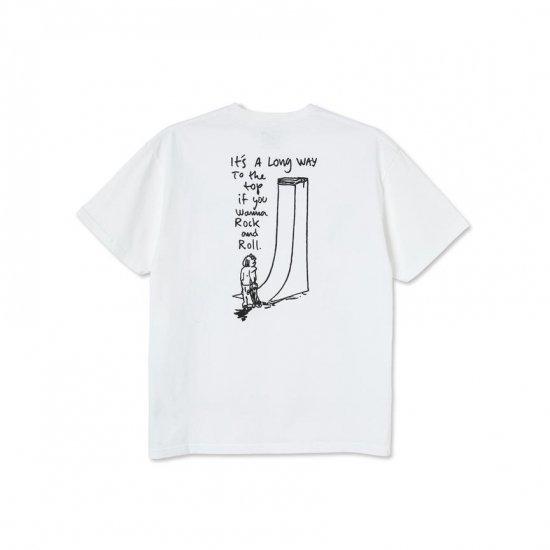 POLAR SKATE CO. ポーラー ROCK'N'ROLL TEE - WHITE