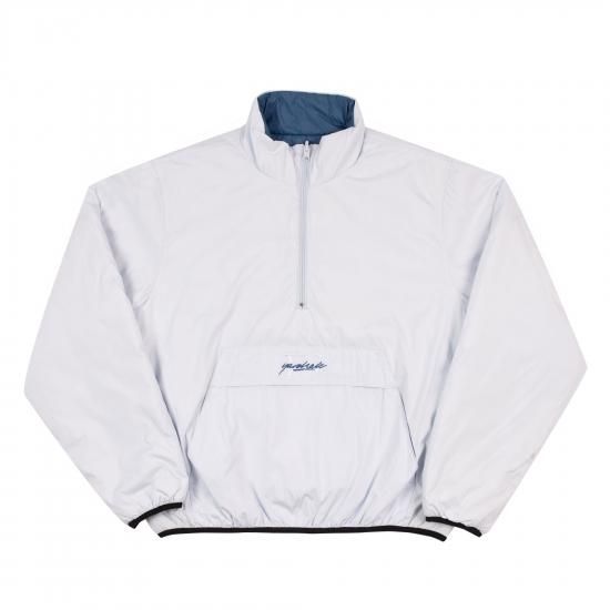 YARDSALE ヤードセール Reversible Half-Zip Puffer (Ancient White/Blue)