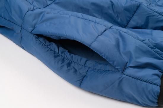 YARDSALE ヤードセール Reversible Half-Zip Puffer (Ancient White/Blue)